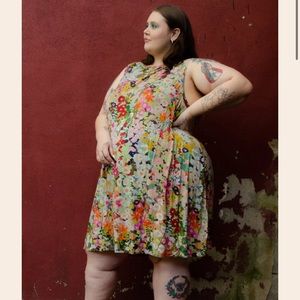 Tamara Malas Soft Cara Dress, 6/8, BNWT, Impressionist Floral